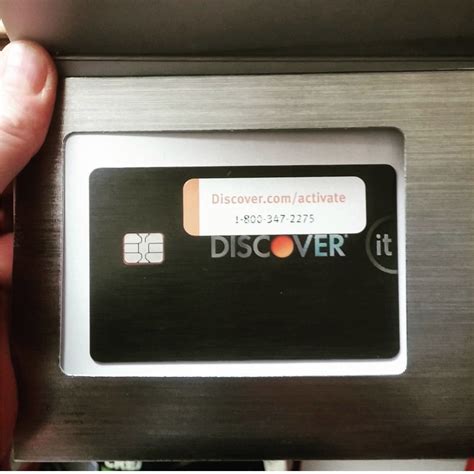 black monogram discover card reddit.